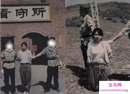 中国遭枪毙女死刑犯，美女人贩子被枪毙(确实很美)