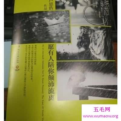 愿有人陪你颠沛流离作者卢思浩，年轻一代杰出作家