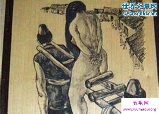 古近代十大妇刑，手段残忍变态(用藤条抽女子下体)