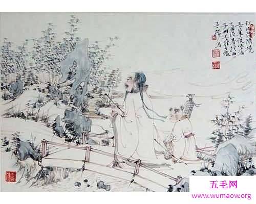 有山有水中国画中的国画山水，诗情画意