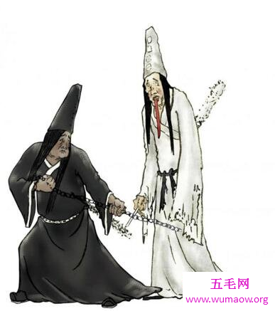 地狱勾魂使者黑白无常，遇到了就代表了有人要死去