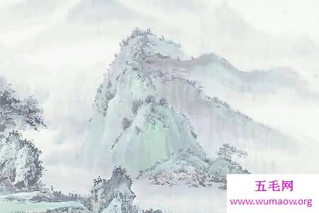 齐白石大师画的水墨山水画是现代的经典