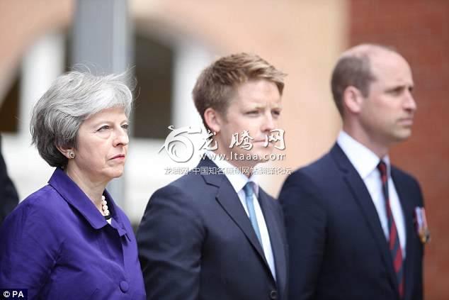 Theresa May (pictured today with Hugh Grosvenor 7th Duke of Westminster and the Duke of Cambridge) questioned Britain's role as a top tier military power in private talks with her Defence Secretary and military chiefs it was claimed today