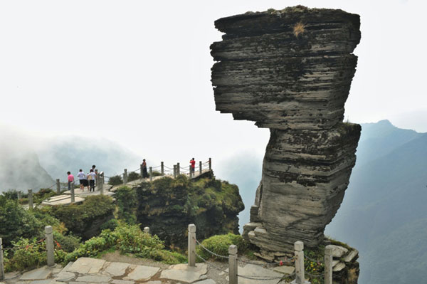 这里不仅有蘑菇石 梵净山申遗成功获英媒力荐