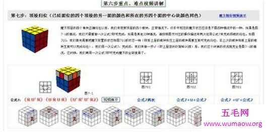 三阶魔方公式图解，看完你就是魔方高手