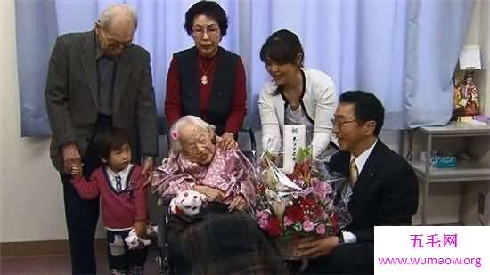 大川美佐绪堪称世界最长寿老人 独自抚养三个子女长大成人