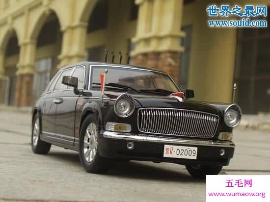 中国最贵的车，红旗HQE600万(一个车灯10万)