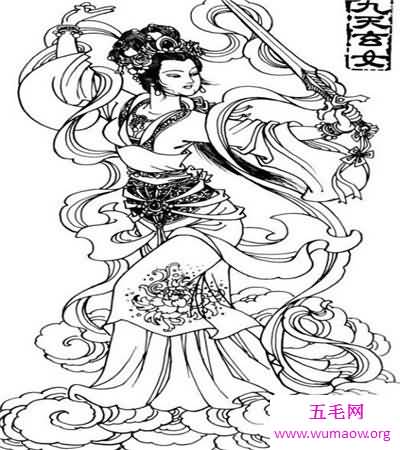 九天玄女天界排名：中国版的战斗女神 和女娲不是同一人