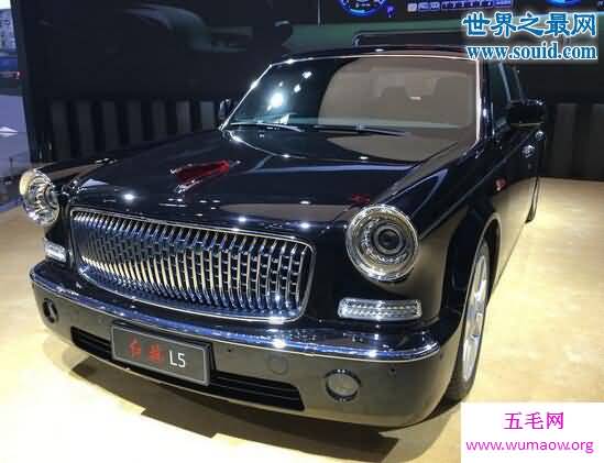 中国最贵的车，红旗HQE600万(一个车灯10万)