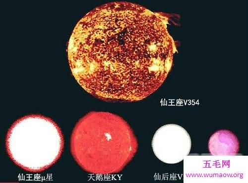 宇宙中最大的星球，已知最大的星体是太阳3200倍