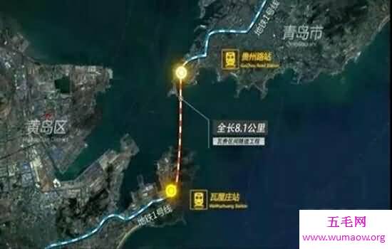 中国最深海底隧道，山东青岛光荣在榜。