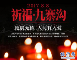 2017年四川九寨沟地震明星捐款排名