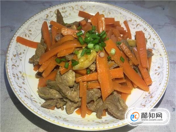 红萝卜丝炒瘦肉的家常做法