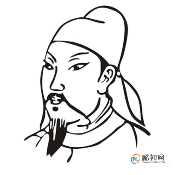 李白简笔画怎么画