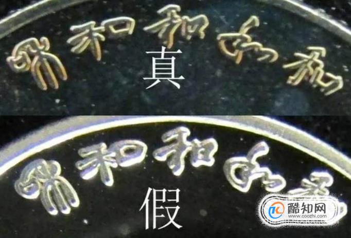 怎样鉴别和字纪念币真假