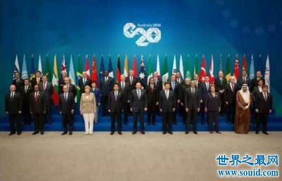 g20成员国，这20个国家的经济发展占全世界的百分之85以上