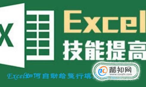 Excel如何自动给整行填充颜色？