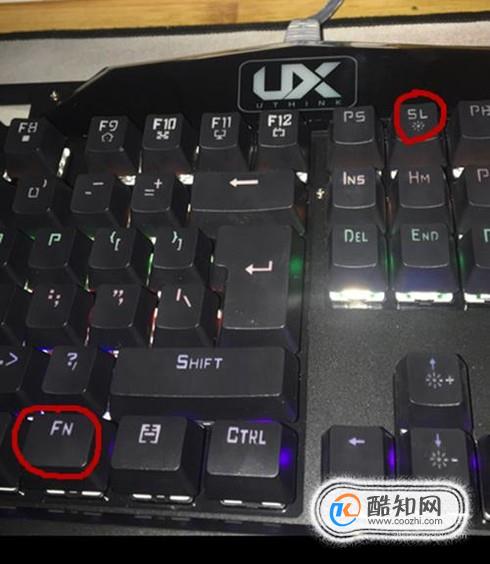 优想键盘背光灯怎么打开
