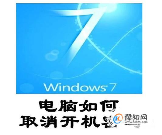 win7系统笔记本和台式电脑如何取消开机密码