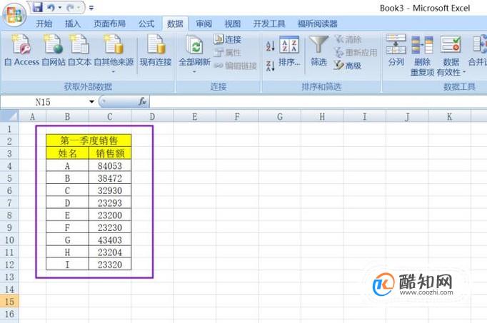office2007 Excel如何用描述统计对数据进行分析