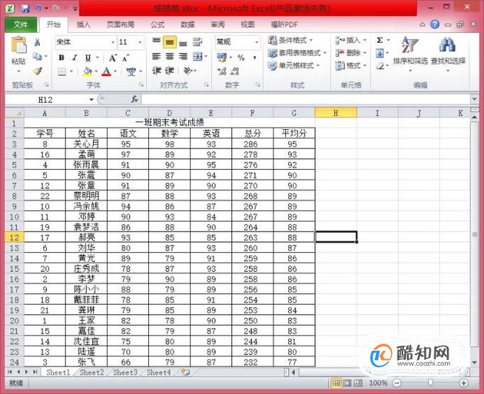 如何使用”条件格式“标记不及格或高分成绩？