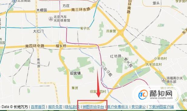 百度地图里经度和纬度怎么查看