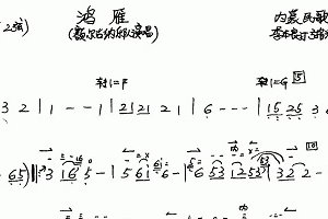 一首鸿雁送给大家，愿你不再为远方的家乡担忧