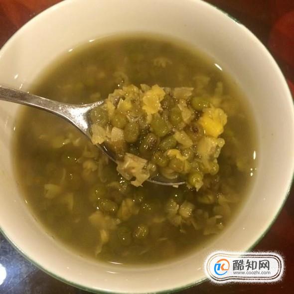 绿豆汤制作方法与功效