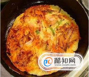 泡菜海鲜饼的制作方法