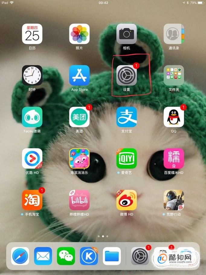 iPad屏幕显示时间怎么设置