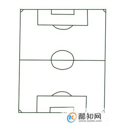 怎么画足球场-简笔画（54）