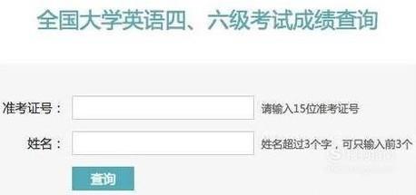 准考证丢了如何查询英语六级成绩